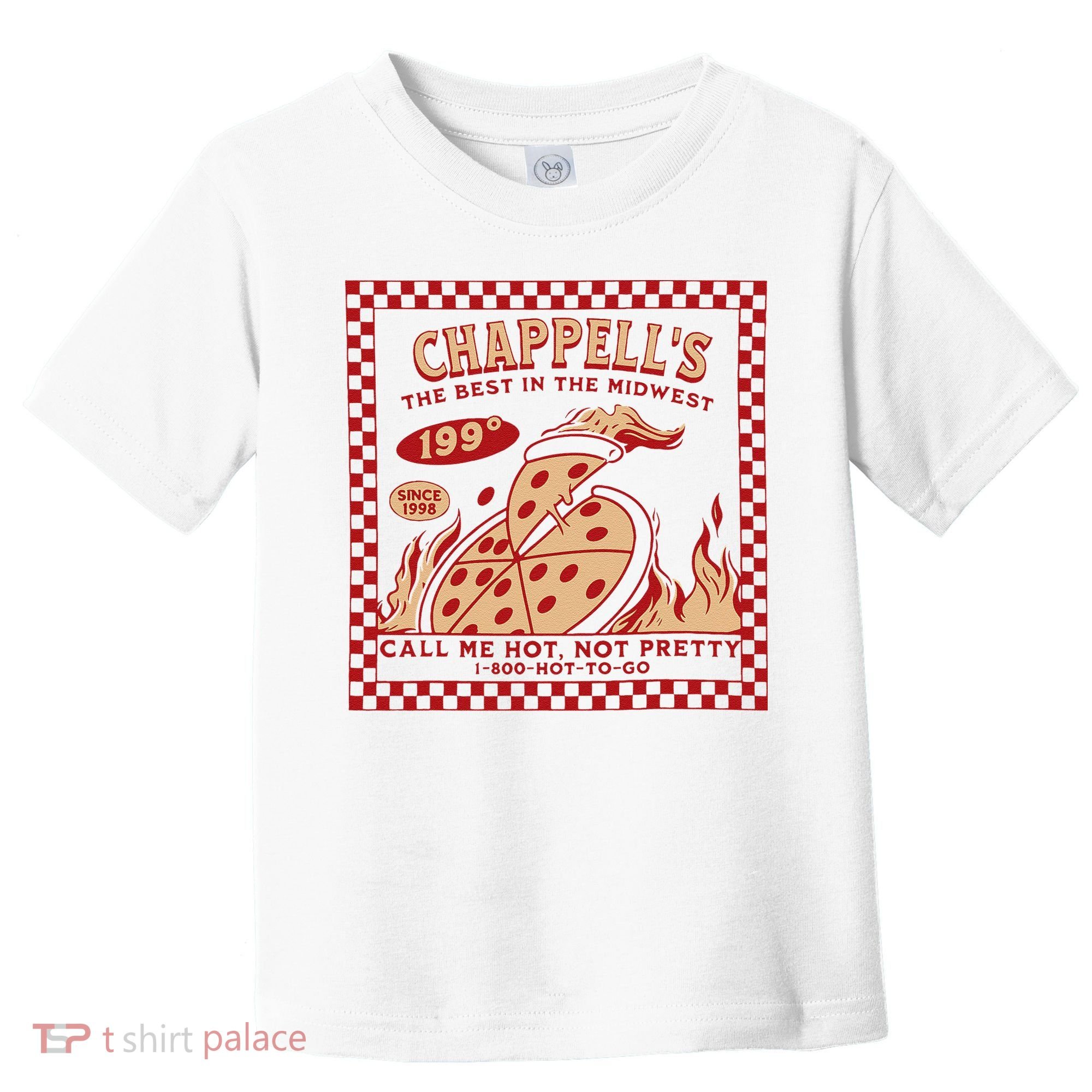 Chappell The Midwest Call Me Hot Retro Pizza Hot To Go Gift Toddler T-Shirt