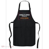 Chinga Tu Maga Pendejo No Mas Naranja Apron thumb 0