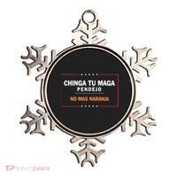 Chinga Tu Maga Pendejo No Mas Naranja Ornament thumb 0
