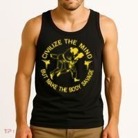 Civilize The Mind But Make The Body Savage MMA BJJ Jiu Jitsu Tank Top thumb 3