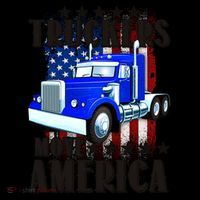 Cool Truckers Move America Semi Truck Distressed Flag Coffee Mug thumb 5