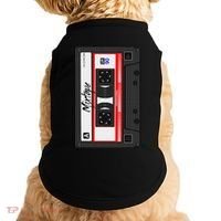 Cassette Tape Music Mix Audio 90s Party 80s Outfit Cassette Doggie Tank thumb 0