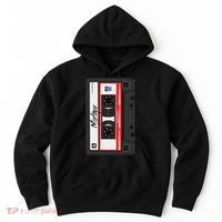 Cassette Tape Music Mix Audio 90s Party 80s Outfit Cassette Hoodie thumb 0
