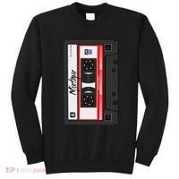 Cassette Tape Music Mix Audio 90s Party 80s Outfit Cassette Sweatshirt thumb 0