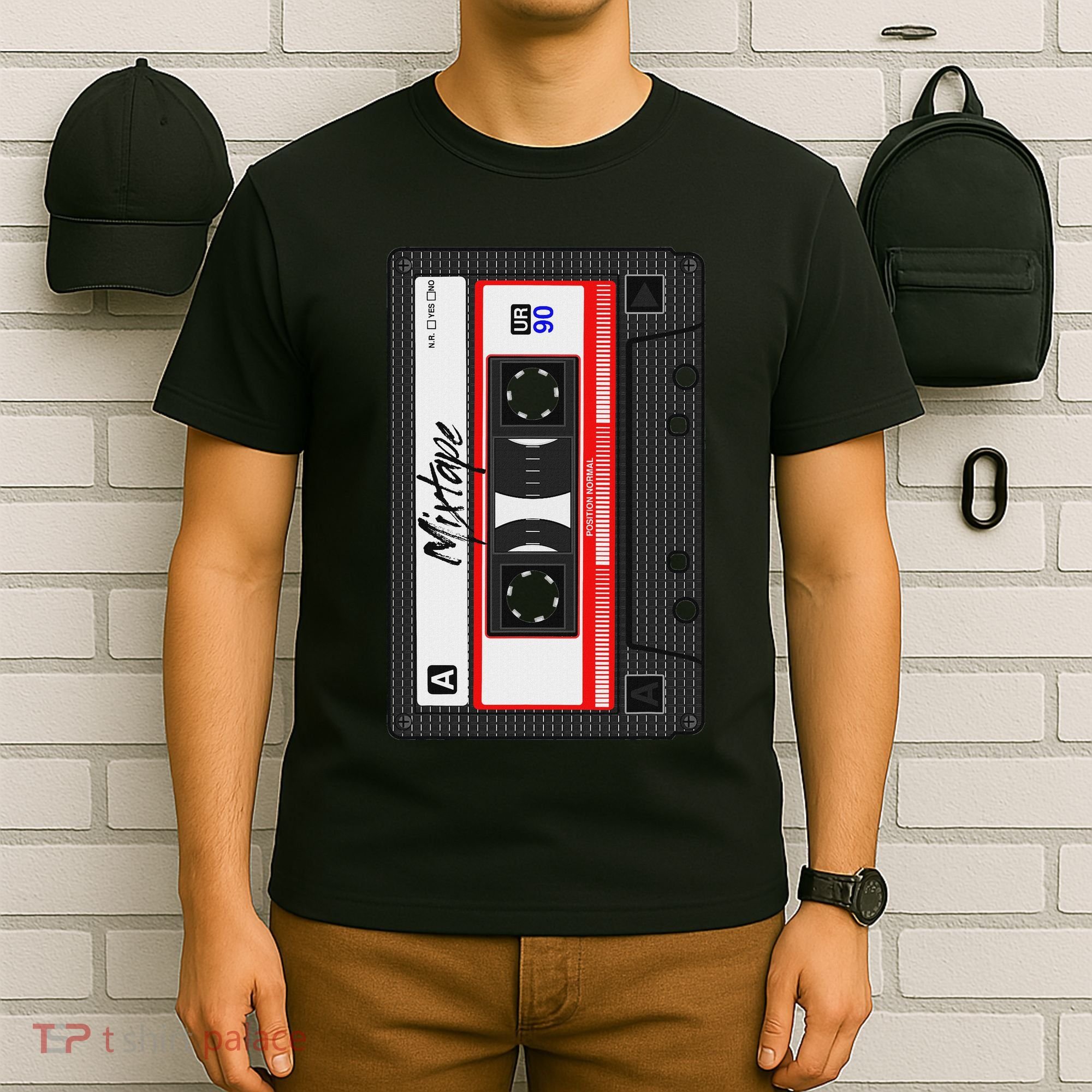 Cassette Tape Music Mix Audio 90s Party 80s Outfit Cassette T-Shirt
