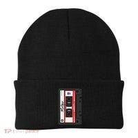 Cassette Tape Music Mix Audio 90s Party 80s Outfit Cassette Beanie thumb 0