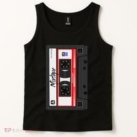 Cassette Tape Music Mix Audio 90s Party 80s Outfit Cassette Tank Top thumb 2