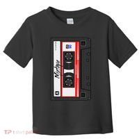 Cassette Tape Music Mix Audio 90s Party 80s Outfit Cassette Toddler T-Shirt thumb 0