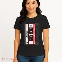 Cassette Tape Music Mix Audio 90s Party 80s Outfit Cassette Women's T-Shirt thumb 4