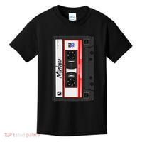 Cassette Tape Music Mix Audio 90s Party 80s Outfit Cassette Kids T-Shirt thumb 0