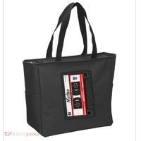 Cassette Tape Music Mix Audio 90s Party 80s Outfit Cassette Tote Bag thumb 2