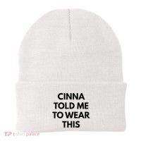 Cinna Told Me To Wear This In Black Beanie thumb 0