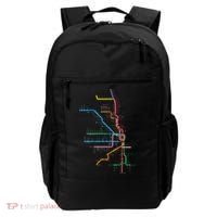 Chicago Trains Map Backpack thumb 0