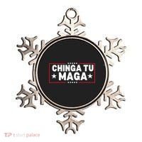 Chinga Tu Maga Election Anti Trump Latino Democrat Kamala Ornament thumb 0