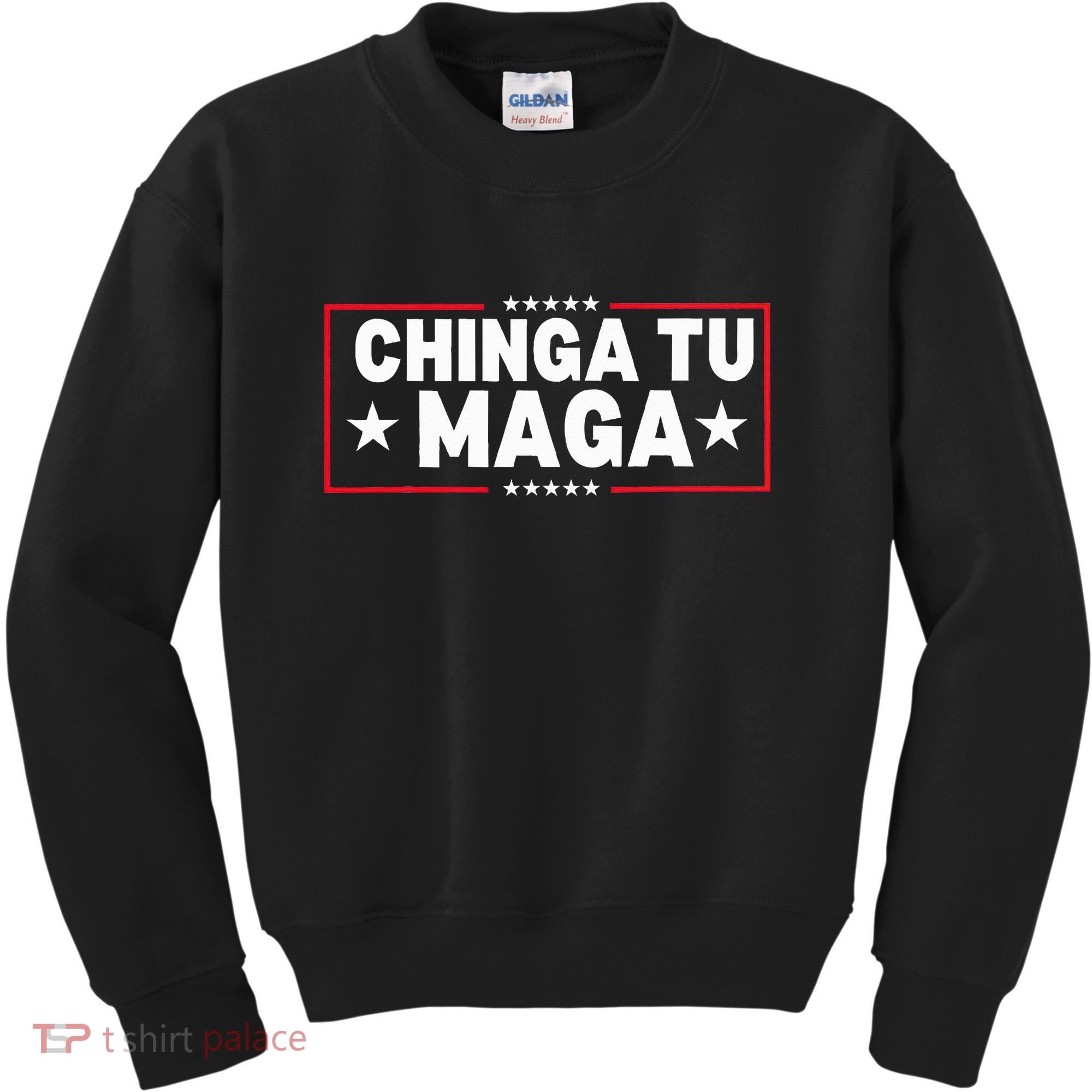 Chinga Tu Maga Election Anti Trump Latino Democrat Kamala Kids Sweatshirt
