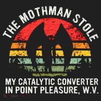 Cryptid The Mothman Stole My Catalytic Converter In Point Women's Sweatshirt thumb 2