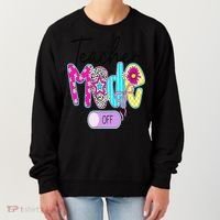 Coquette Teacher Mode Off Class Dismissed Last Day Of Women's Sweatshirt thumb 0