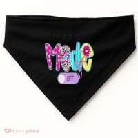 Coquette Teacher Mode Off Class Dismissed Last Day Of USA-Made Doggie Bandana thumb 0