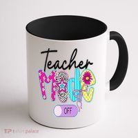 Coquette Teacher Mode Off Class Dismissed Last Day Of Coffee Mug thumb 1