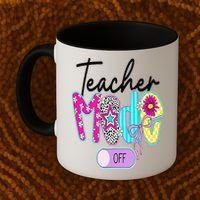Coquette Teacher Mode Off Class Dismissed Last Day Of Coffee Mug thumb 2