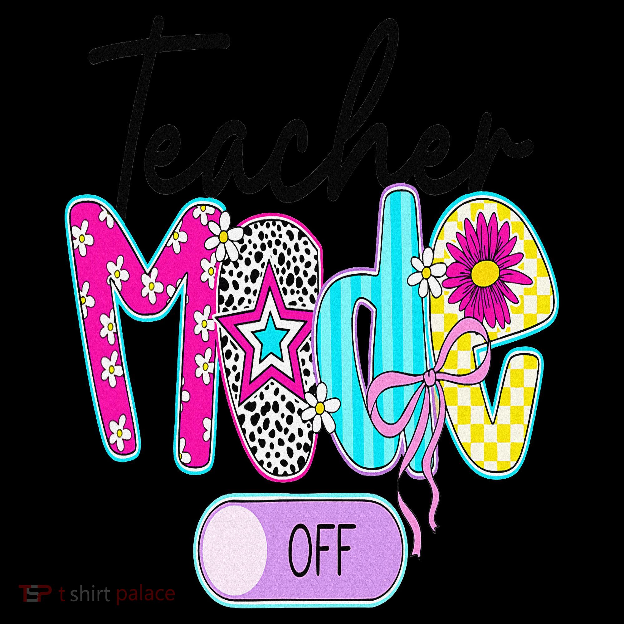 Coquette Teacher Mode Off Class Dismissed Last Day Of Women's Hoodie