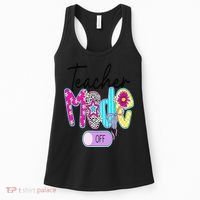 Coquette Teacher Mode Off Class Dismissed Last Day Of Women's Tank Top thumb 0