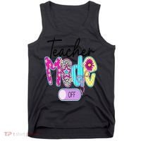 Coquette Teacher Mode Off Class Dismissed Last Day Of Tank Top thumb 0