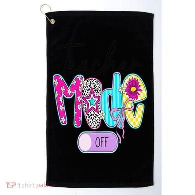Coquette Teacher Mode Off Class Dismissed Last Day Of Golf Towel