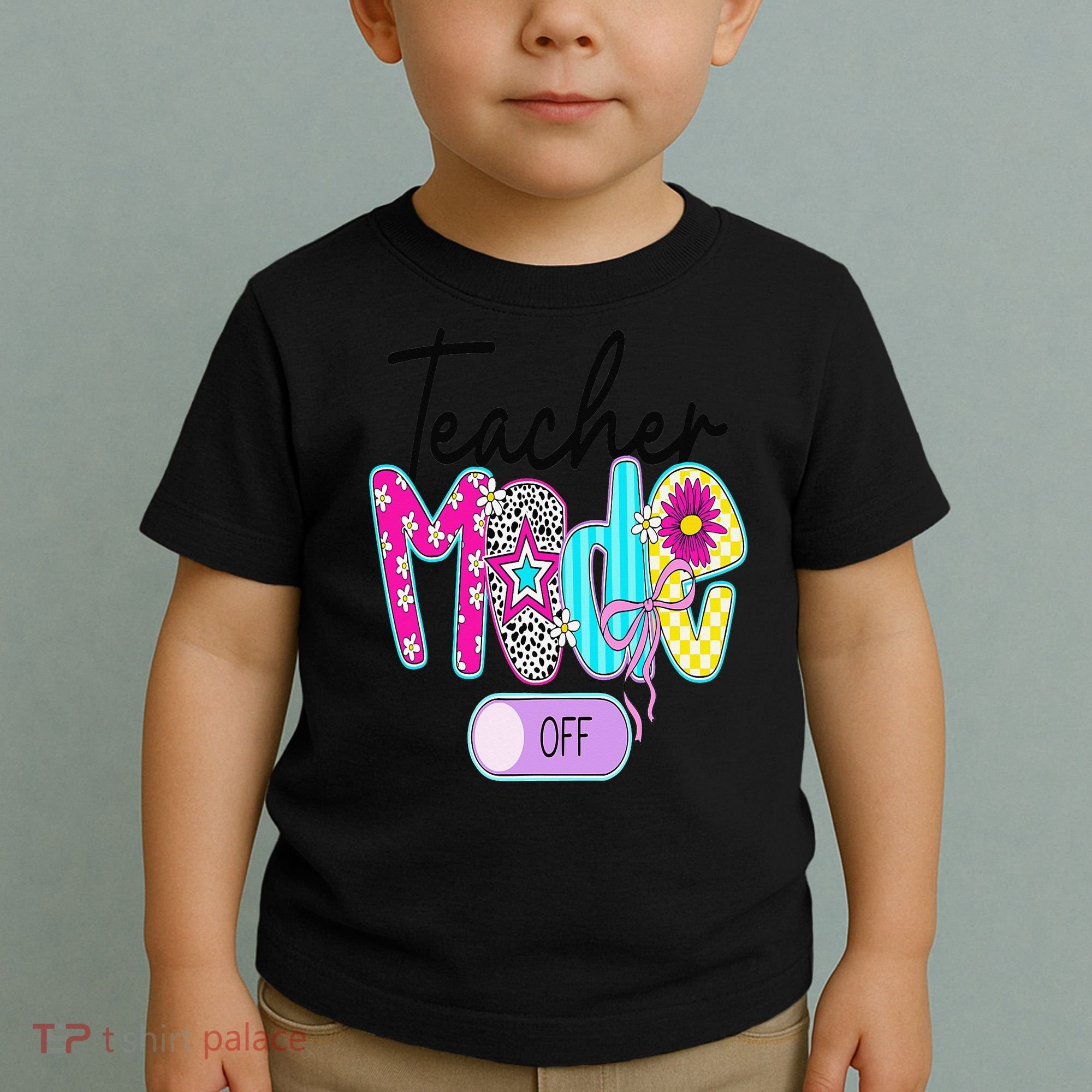 Coquette Teacher Mode Off Class Dismissed Last Day Of Toddler T-Shirt