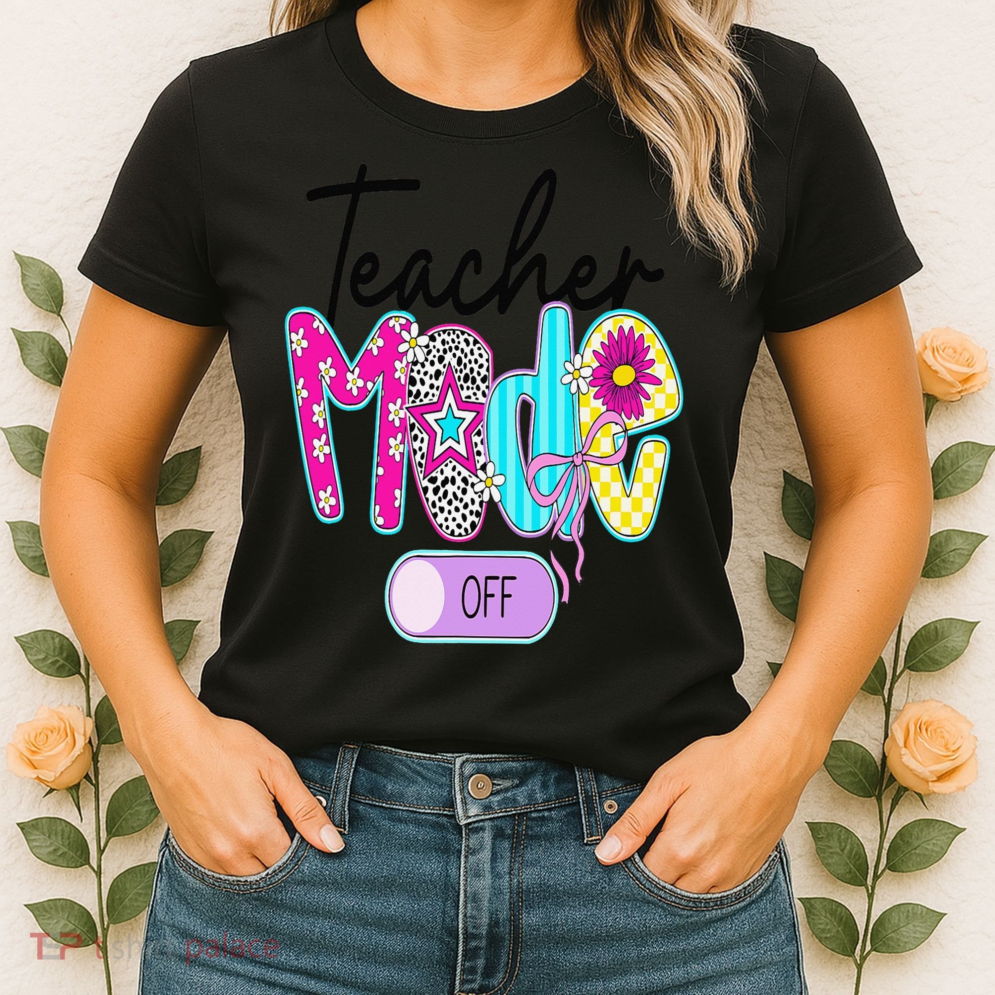 Coquette Teacher Mode Off Class Dismissed Last Day Of Women's T-Shirt
