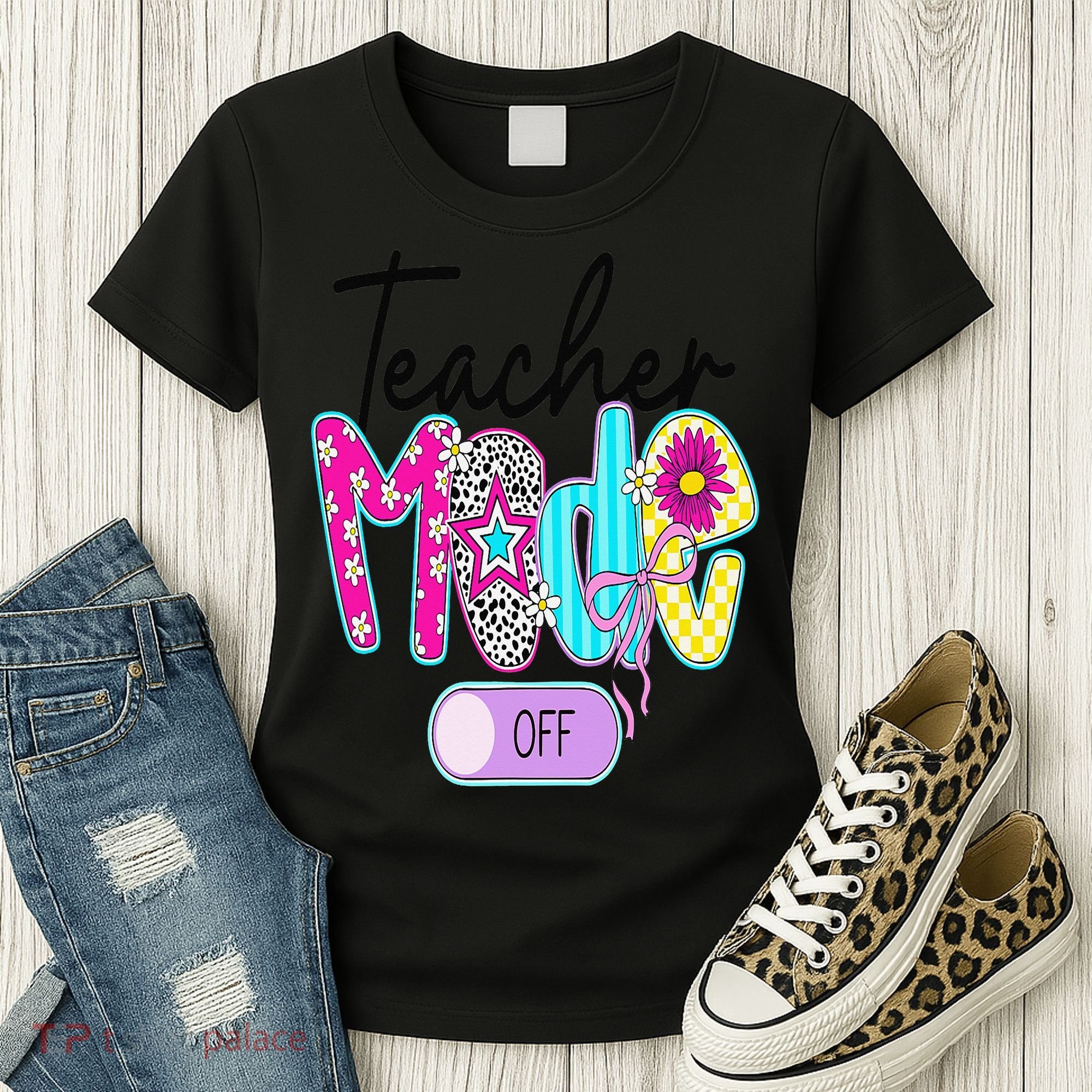 Coquette Teacher Mode Off Class Dismissed Last Day Of Women's T-Shirt