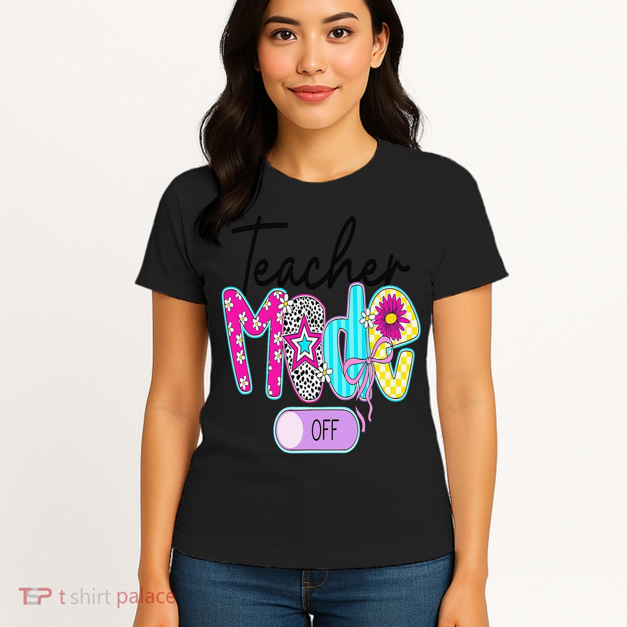 Coquette Teacher Mode Off Class Dismissed Last Day Of Women's T-Shirt