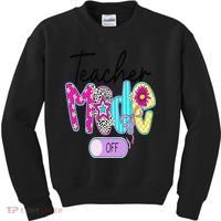 Coquette Teacher Mode Off Class Dismissed Last Day Of Kids Sweatshirt thumb 0