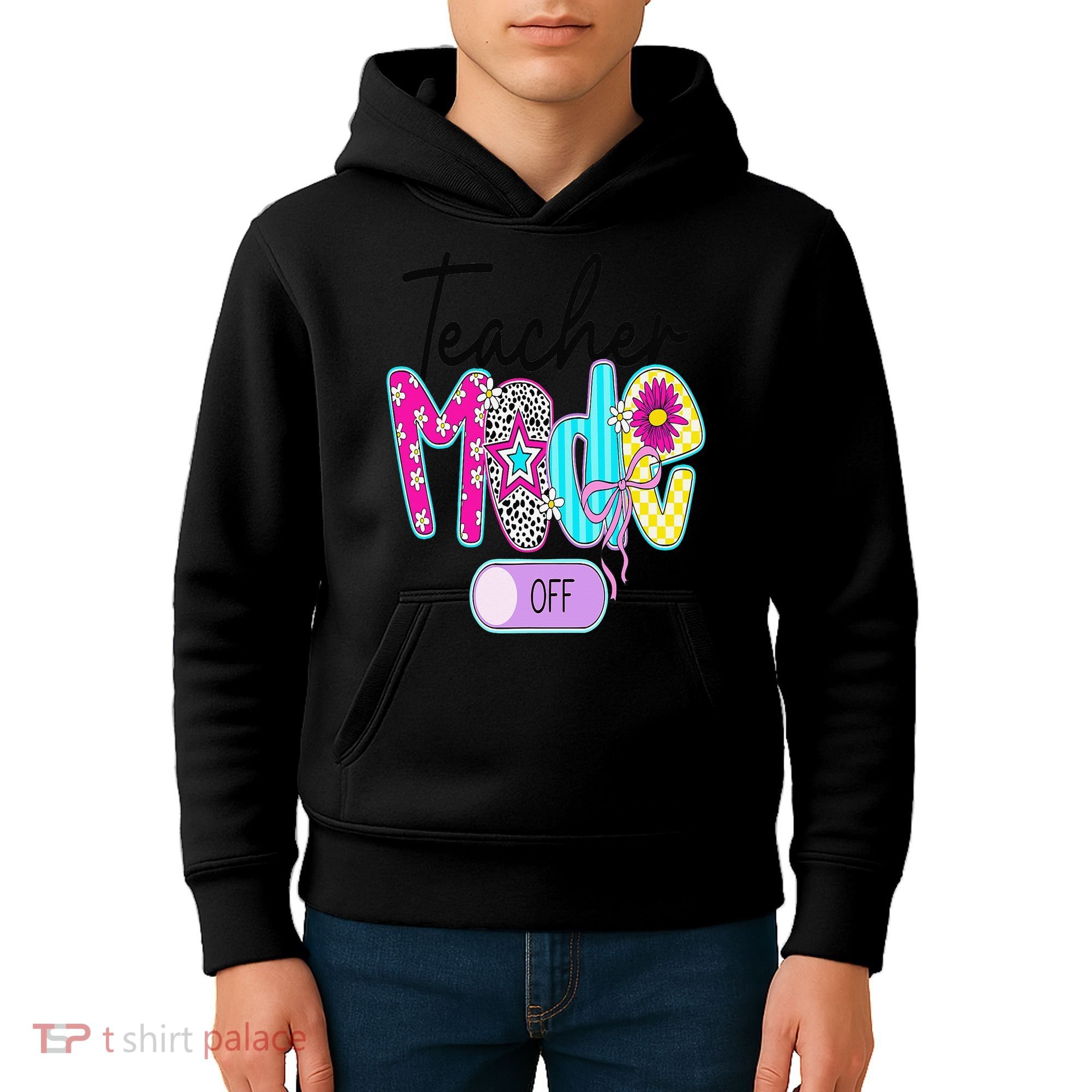 Coquette Teacher Mode Off Class Dismissed Last Day Of Kids Hoodie