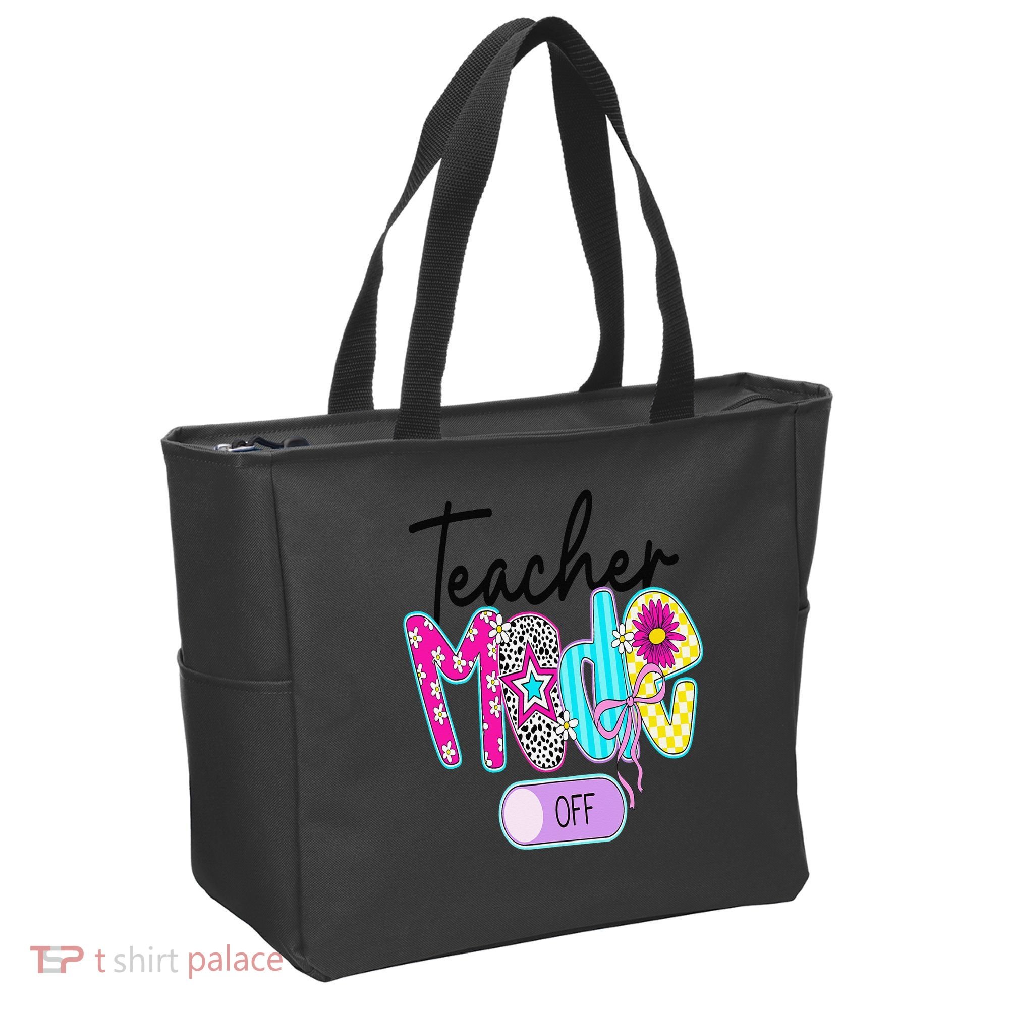 Coquette Teacher Mode Off Class Dismissed Last Day Of Tote Bag
