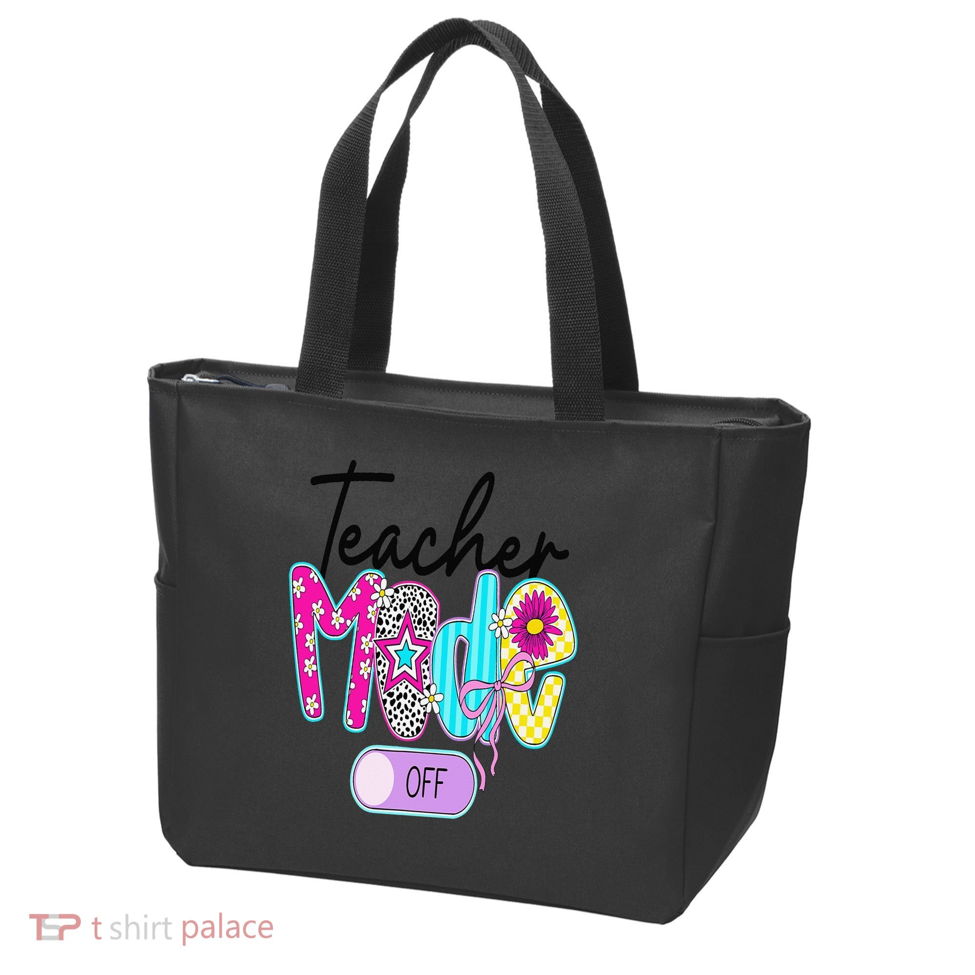 Coquette Teacher Mode Off Class Dismissed Last Day Of Tote Bag