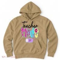 Coquette Teacher Mode Off Class Dismissed Last Day Of Hoodie thumb 0