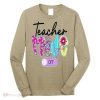 Coquette Teacher Mode Off Class Dismissed Last Day Of Long Sleeve Shirt thumb 0