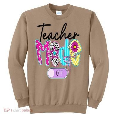 Coquette Teacher Mode Off Class Dismissed Last Day Of Sweatshirt