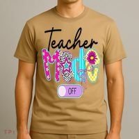 Coquette Teacher Mode Off Class Dismissed Last Day Of T-Shirt thumb 3