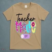 Coquette Teacher Mode Off Class Dismissed Last Day Of T-Shirt thumb 5