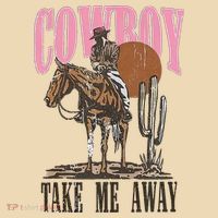 Cowboy Take Me Away Tote Bag thumb 4