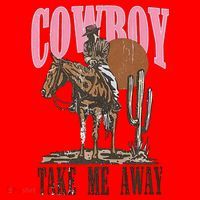 Cowboy Take Me Away Santa Hat thumb 1