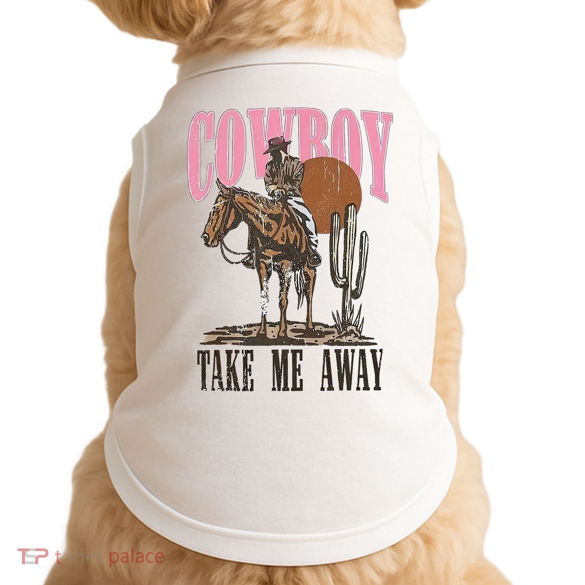 Cowboy Take Me Away Doggie Tank