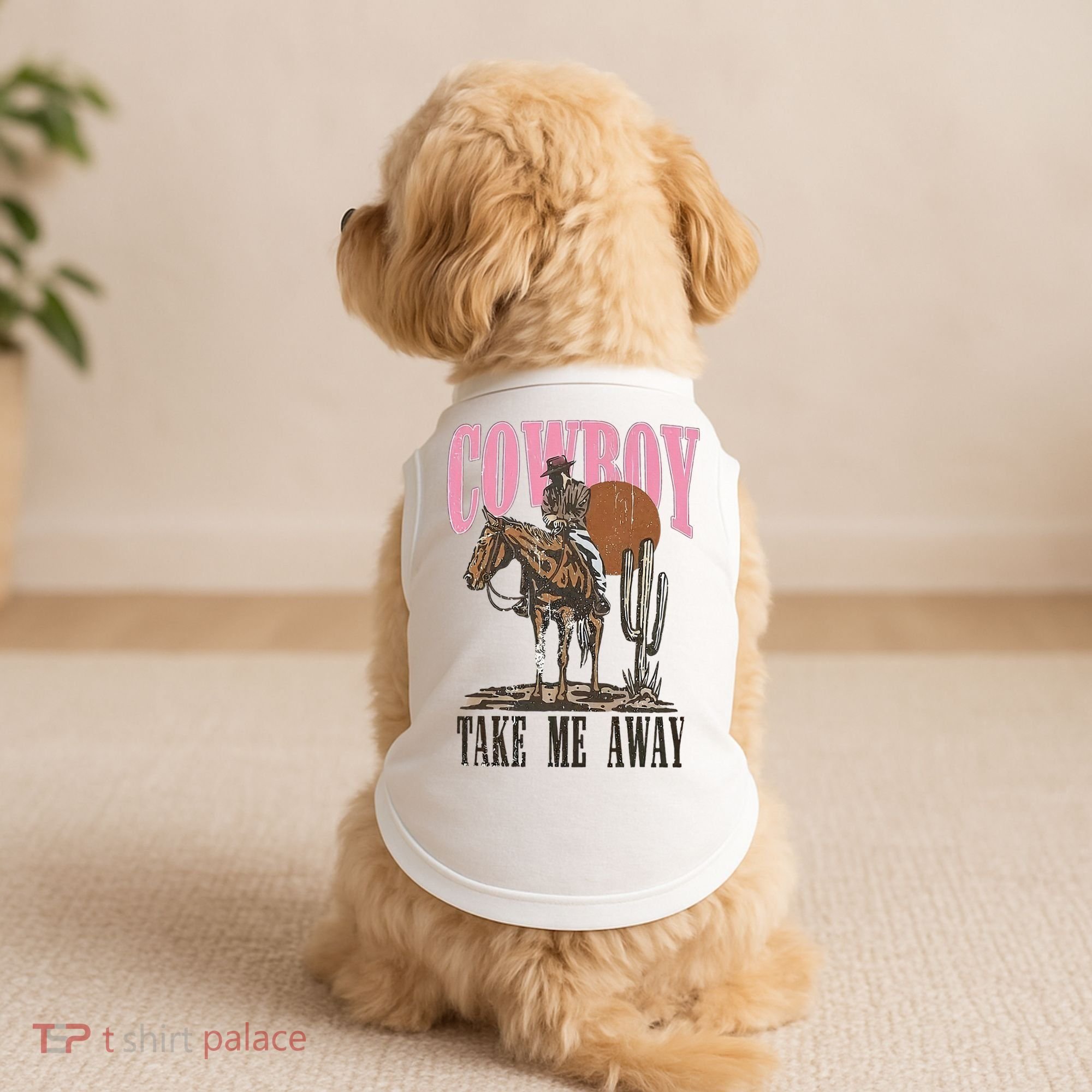 Cowboy Take Me Away Doggie Tank