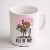 Cowboy Take Me Away Coffee Mug thumb 1
