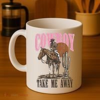 Cowboy Take Me Away Coffee Mug thumb 4