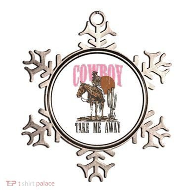 Cowboy Take Me Away Ornament