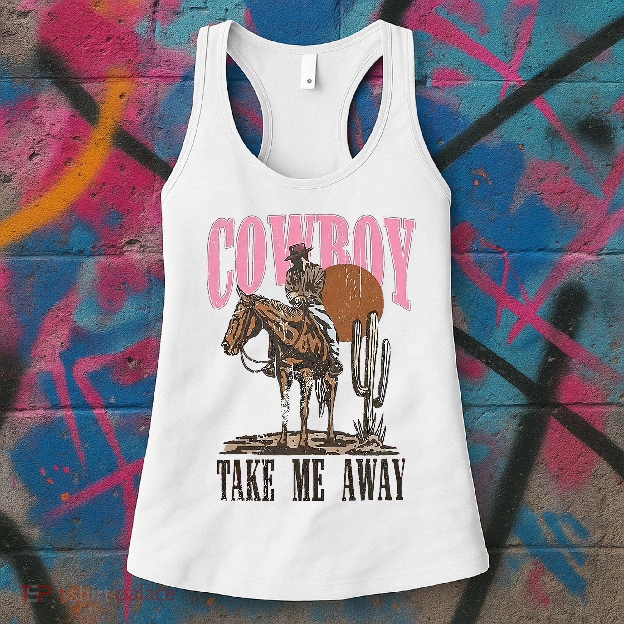 Cowboy Take Me Away Women's Tank Top