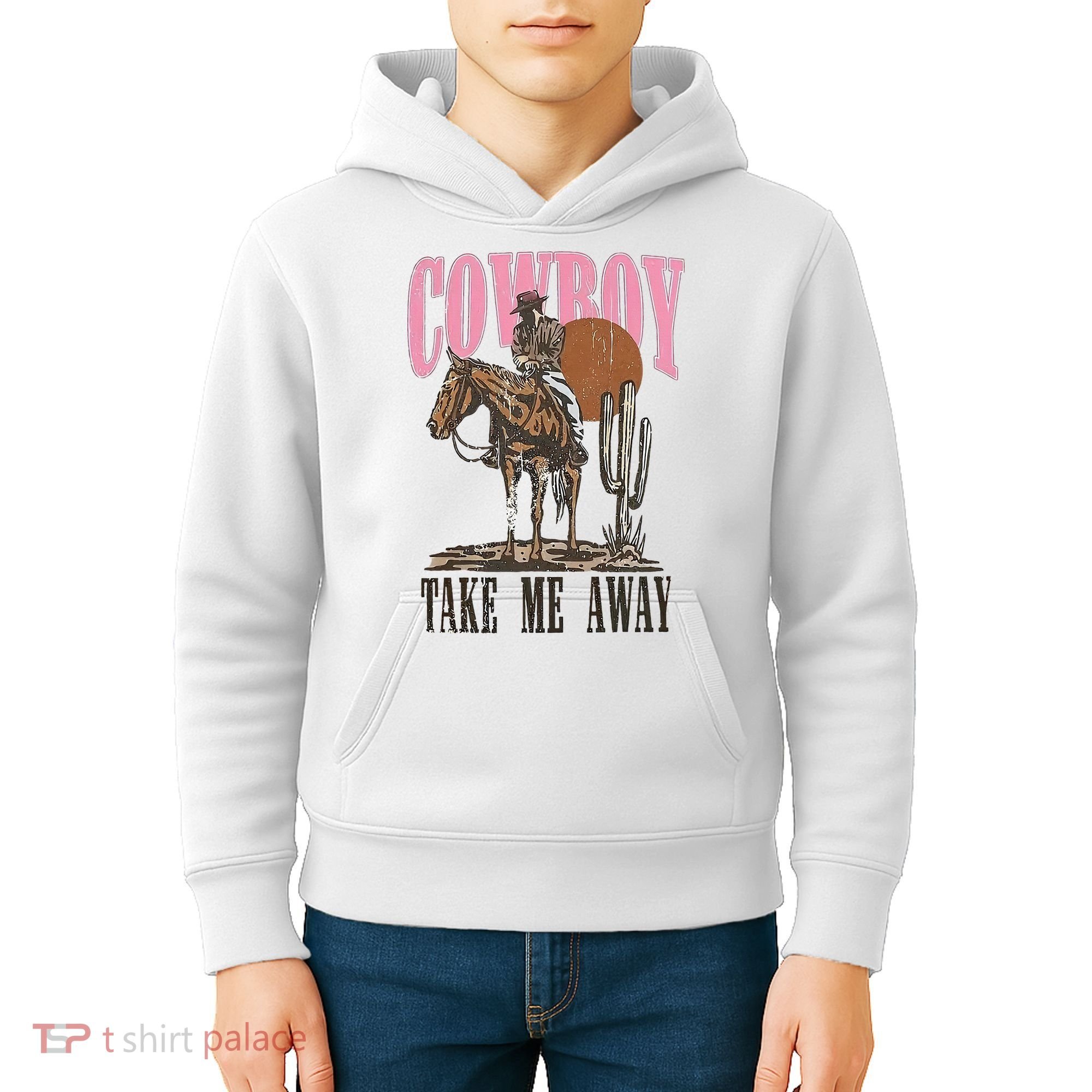 Cowboy Take Me Away Kids Hoodie